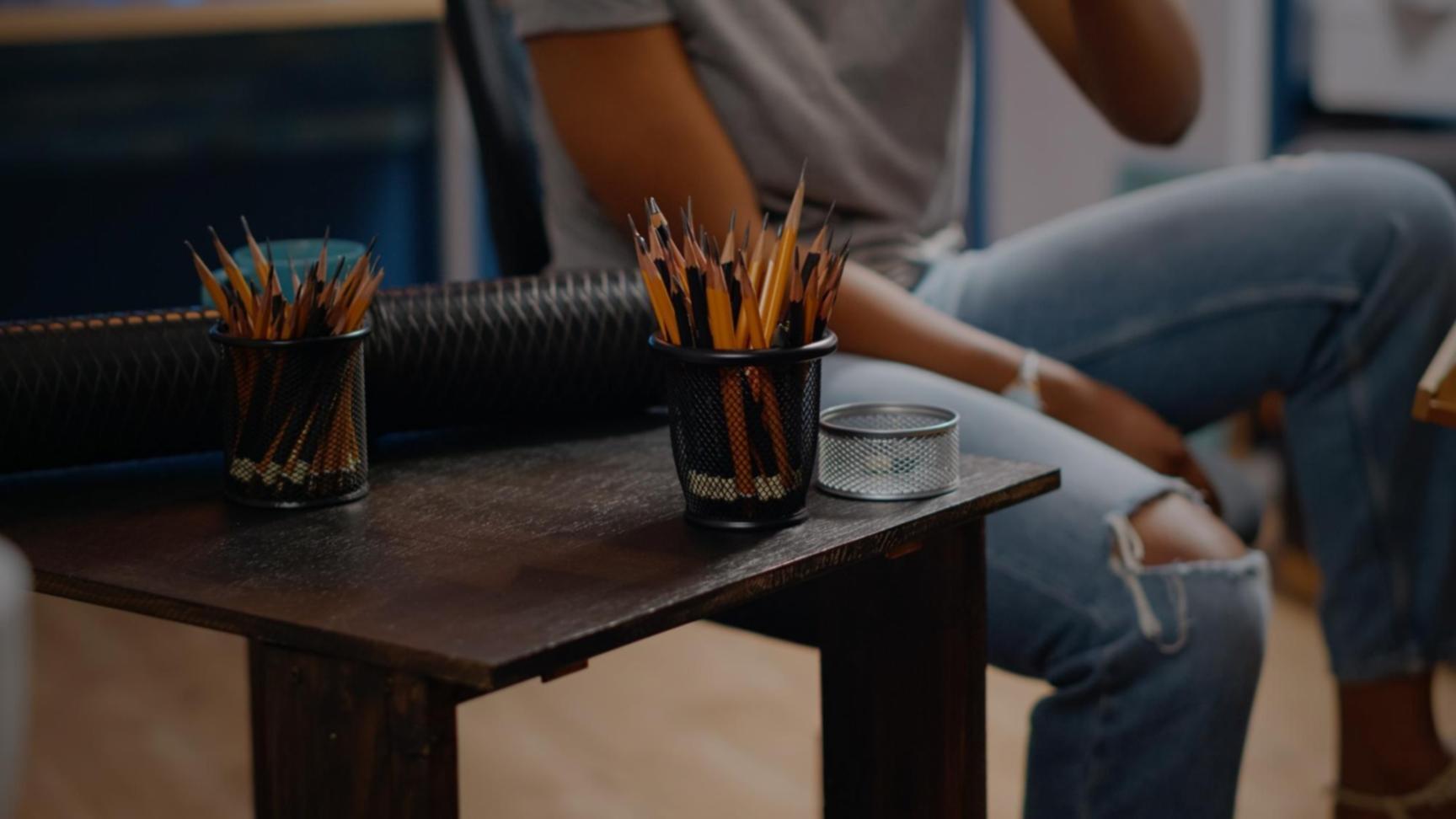 Team collaborating on responsive design layouts