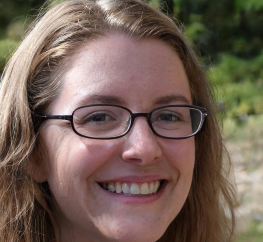 Briar Lindhurst reviewing student project work